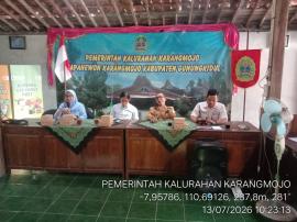 KEGIATAN SOSIALISASI DARI DPRD KABUPATEN GUNUNGKIDUL KOMISI A TENTANG PERTANAHAN DESA